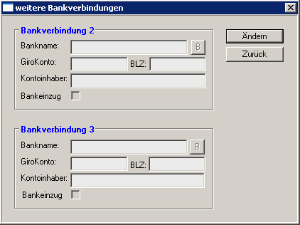 Adressen-Weitere Konten