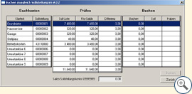 Maske Buchen Ausgleich Sollstellung